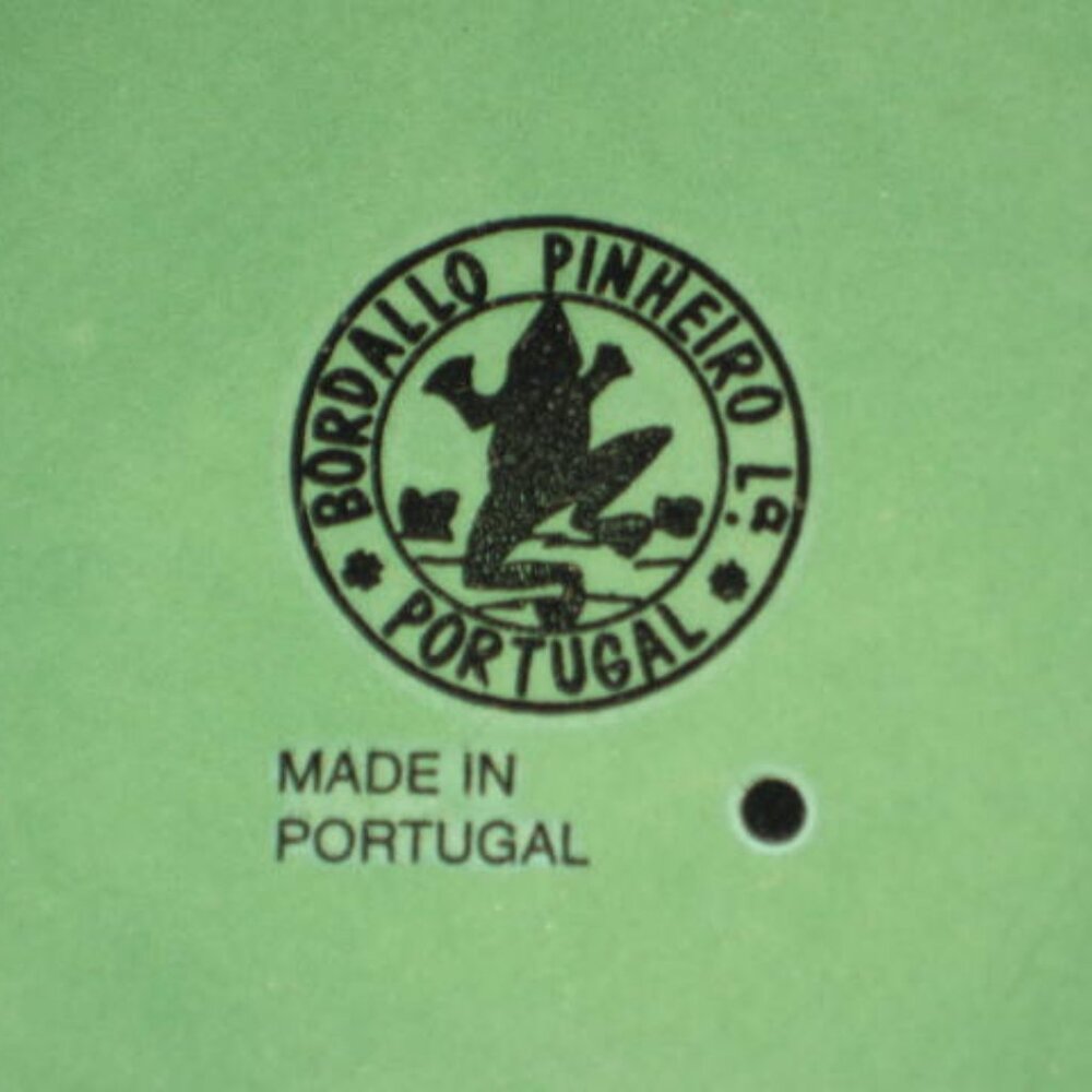 NWT Bordallo Pinheiro Outono Autumn Green 10” Dinner Plate Made in Portugal NEW - Picture 8 of 14